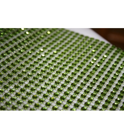 Diamantový pás 100cmx12cm - limetková zelená