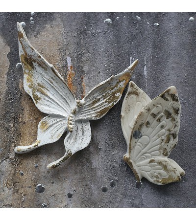 Motýli na květu - dekorace na zeď