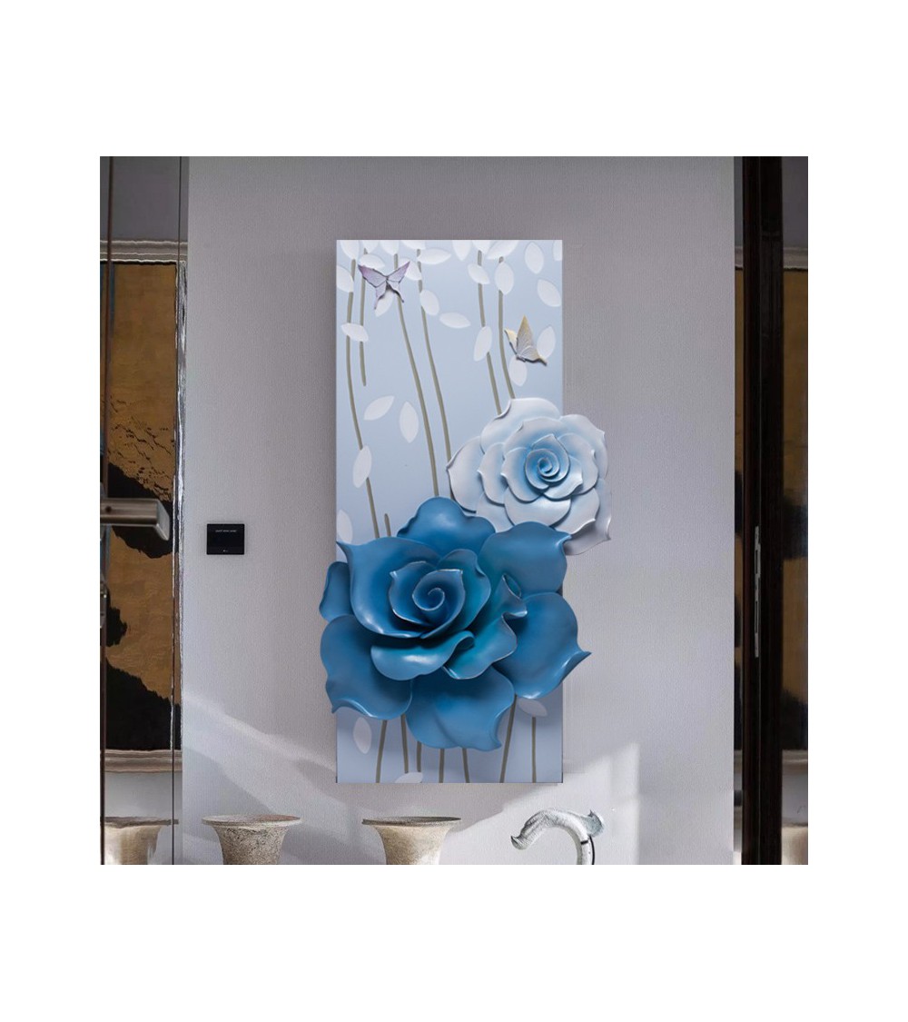 Modrá růže - obraz na zeď